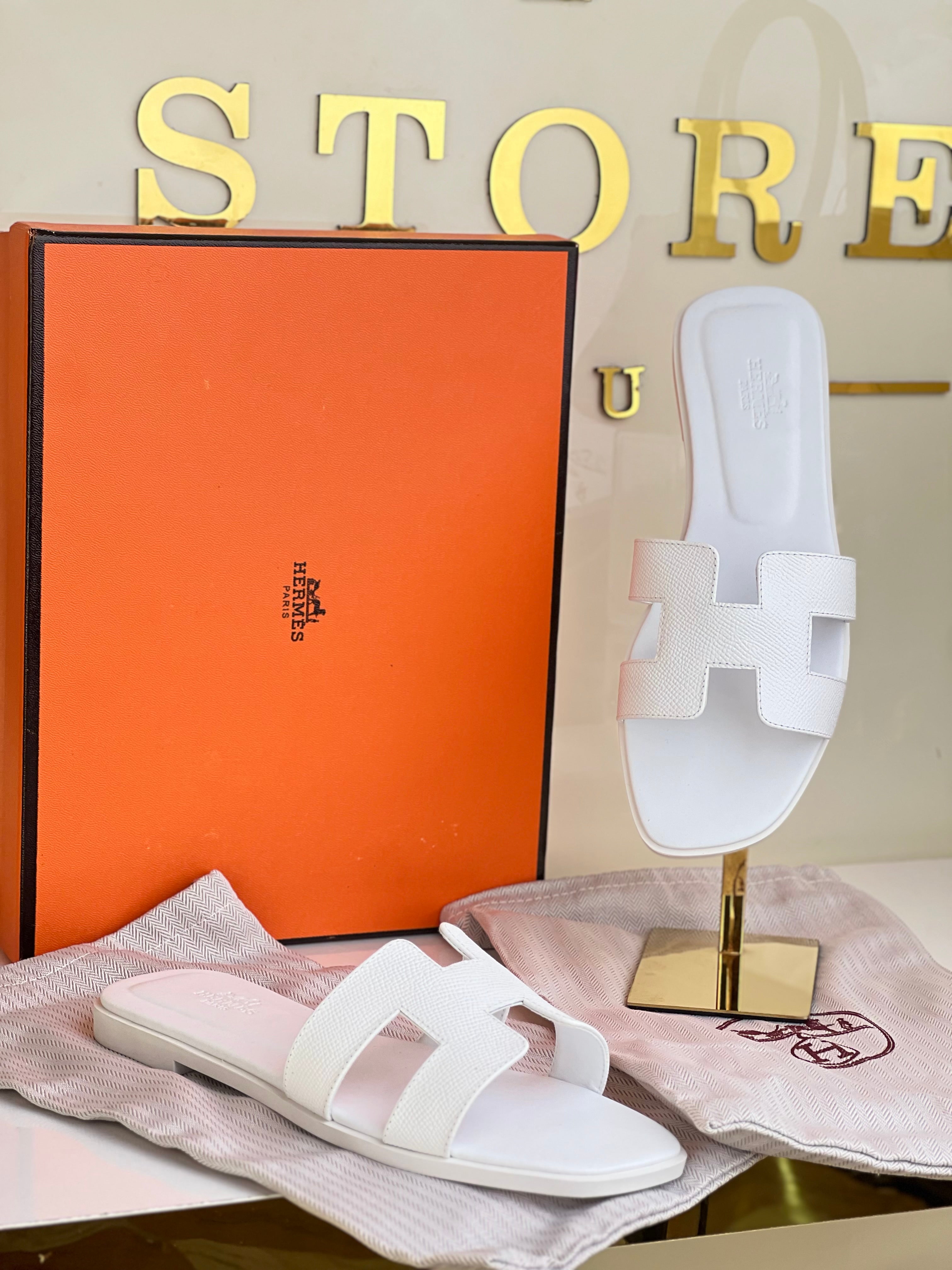 Hermes oran cuir