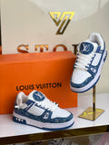 Louis Vuitton Trainer Monogram Denim Blanc/Bleu
